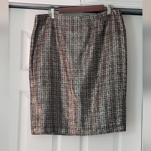 Liz Claiborne tweed pencil skirt